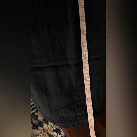 ✨NWT✨ PACT Organic Black Coastal Double Gauze Tapered Pull On Pant. - Picture 9 of 13